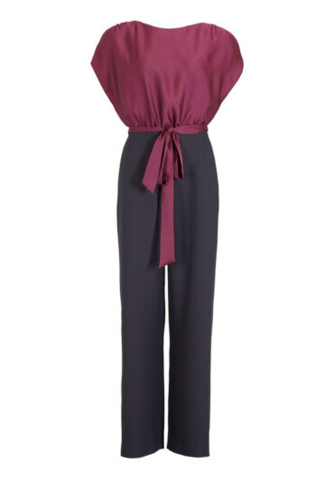 Stijlvolle jumpsuit voor elke gelegenheid - trendy bordeaux & zwart